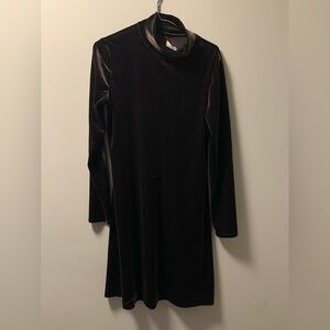 Vintage velvet brown long dress size medium